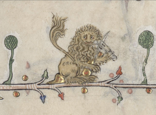 Illustration for article titled Bizarre and vulgar illustrations from illuminated medieval manuscripts